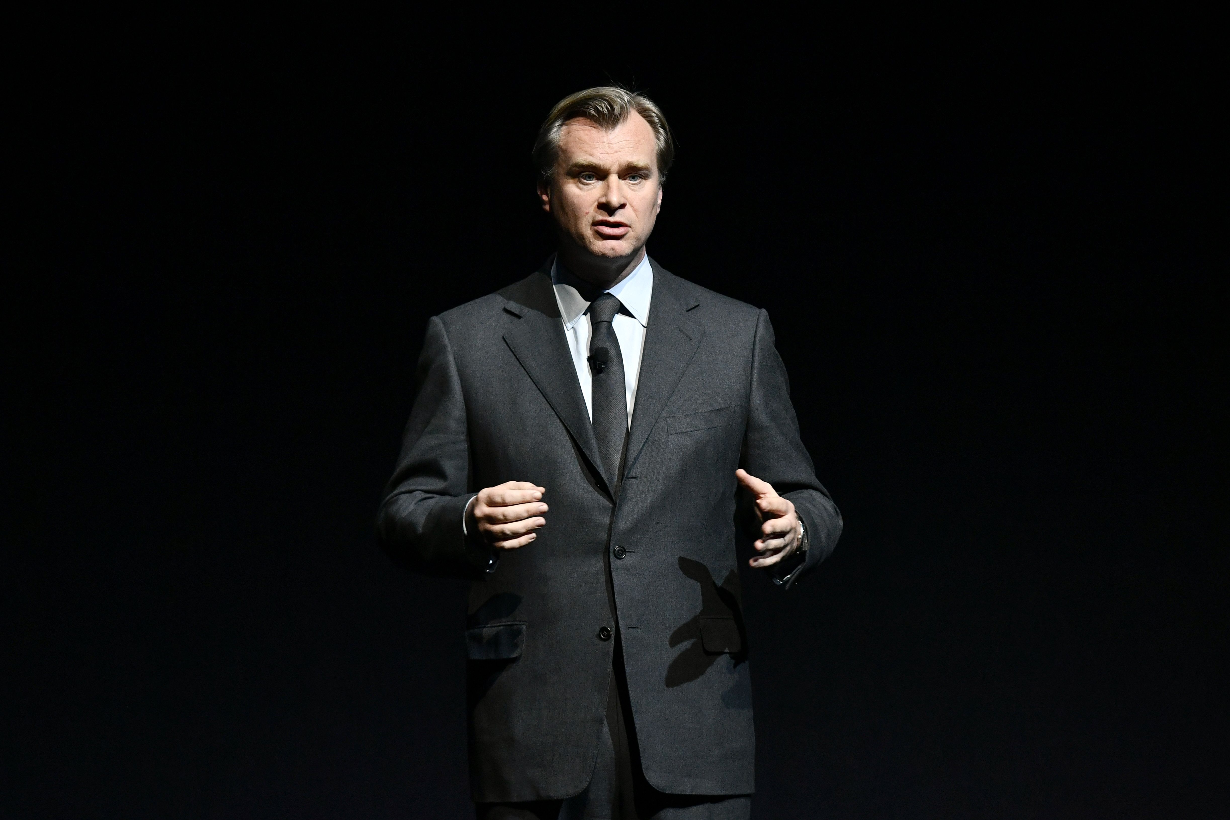 Christopher Nolan at Warner Bros. Pictures presentation, CinemaCon in 2017