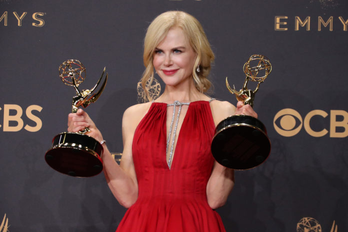 Nicole Kidman at the 2017 Emmy awards