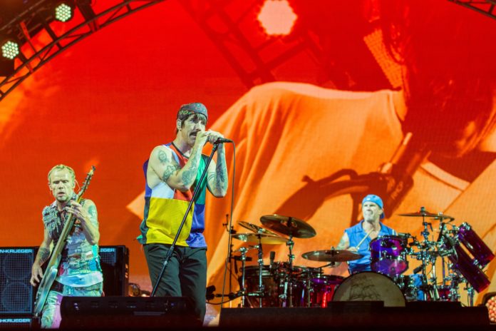 Red Hot Chili Peppers in concert in 2017