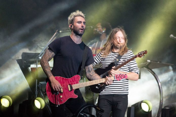 Maroon 5 in concert in 2017