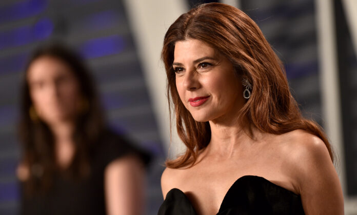 Marisa Tomei at the Vanity Fair Oscar Party in 2019
