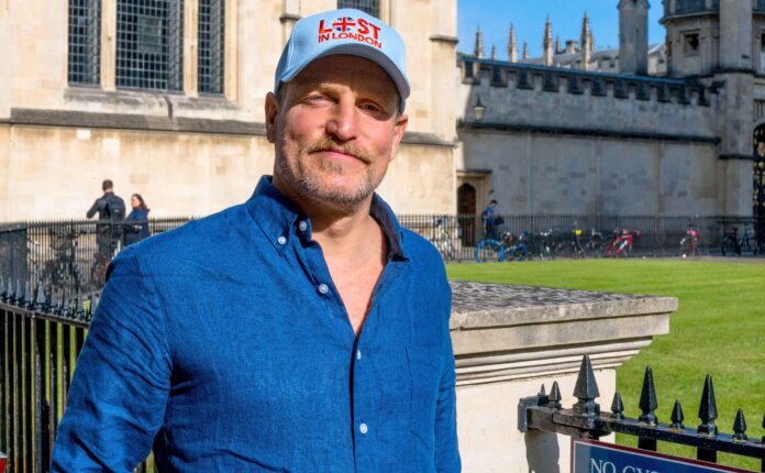 Woody Harrelson at Oxford University in 2017