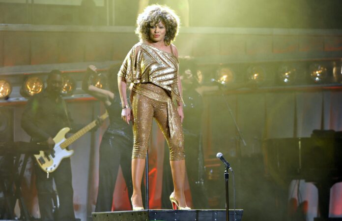 Tina Turner performing in Finland in 2009
