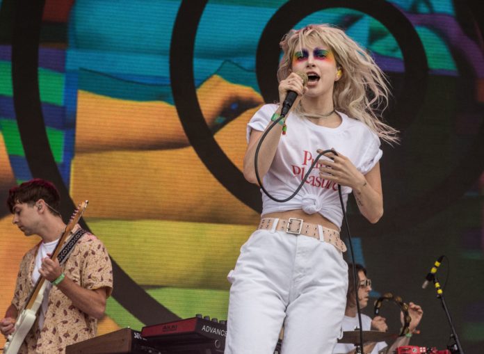 Paramore's Hayley Williams at the Bonnaroo Music and Arts Festival in 2018.