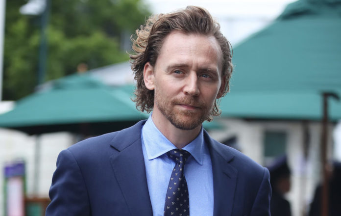 Tom Hiddleston at Wimbledon in 2019