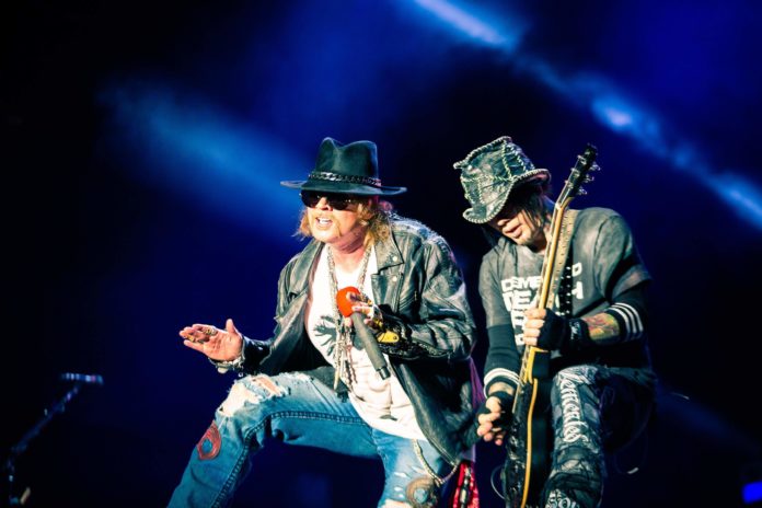 Guns N' Roses in 2013.