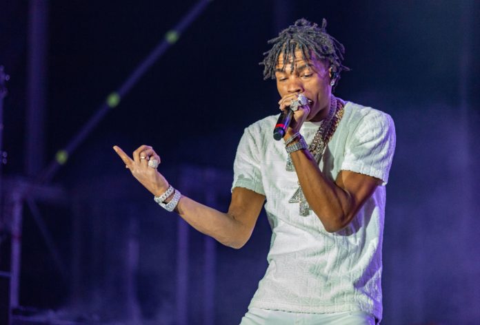 Lil Baby performs in 2019