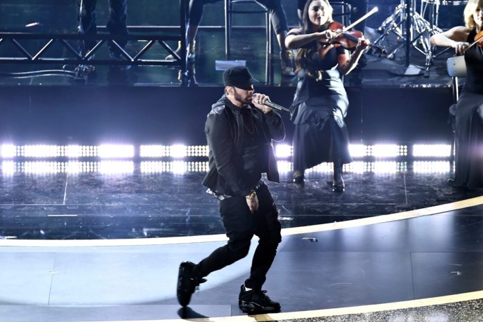 Eminem at the 92nd Annual Academy Awards in 2020.