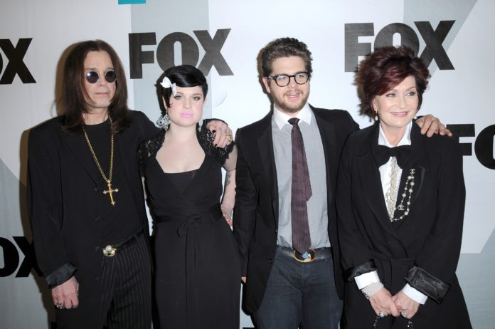 Ozzy, Kelly, Jack, and Sharon Osbourne at Fox All-Star Winter TCA Party in 2009.
