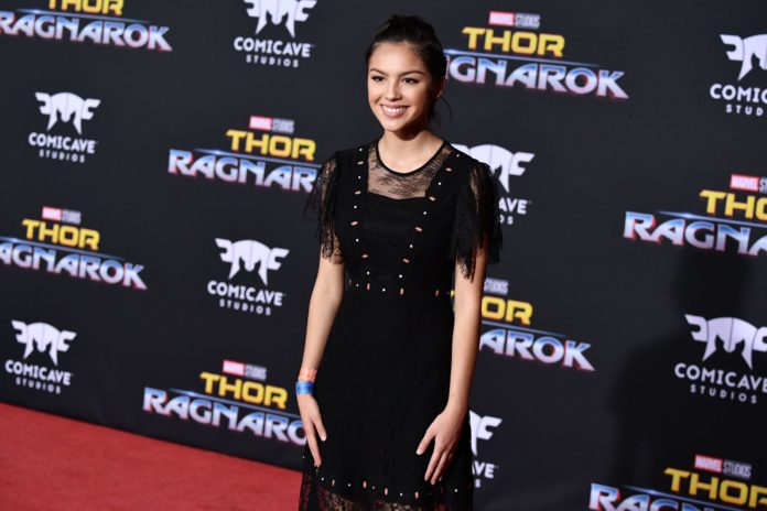 Olivia Rodrigo at the 'Thor: Ragnarok' film premiere in 2017.