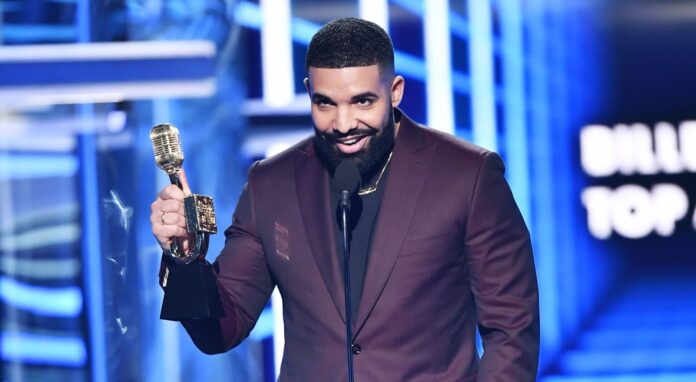 Drake at the Billboard Music Awards show in 2019.
