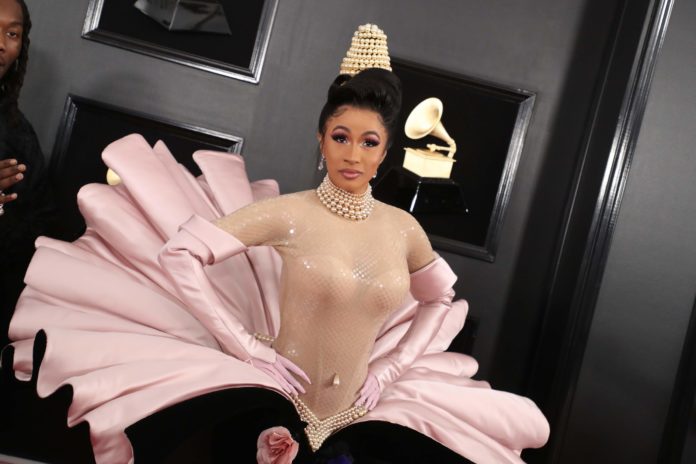 Cardi B at the 61st Annual Grammy Awards