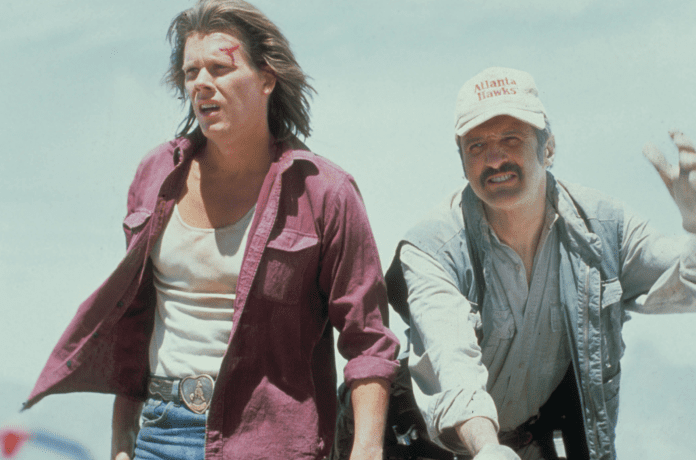 Kevin Bacon and Michael Gross in 