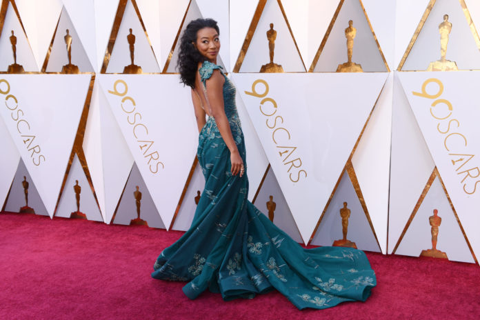 Betty Gabriel at the 2018 Academy Awards.