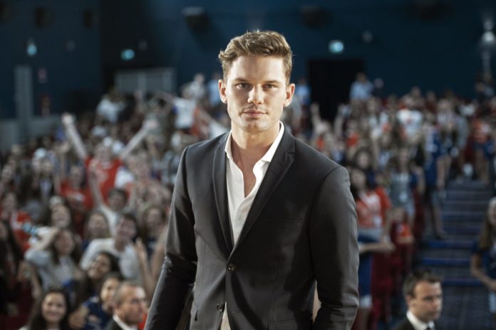 Jeremy Irvine at the Giffoni Film Festival in Italy in 2018.