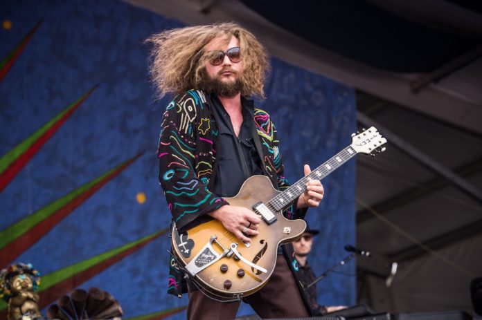 My Morning Jacket's Jim James at The New Orleans Jazz and Heritage Festival in 2016.