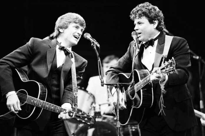 Phil and Don Everly at the Everly Brothers Reunion Concertin 1983.