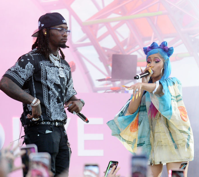 Offset and Cardi B perform together at Coachella in 2019