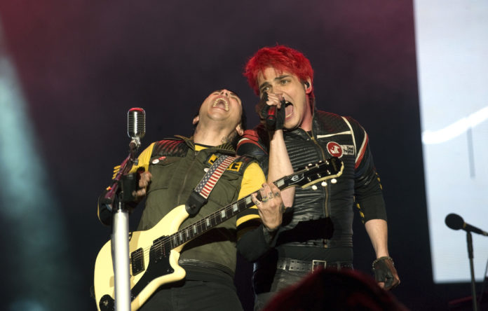 My Chemical Romance performs at Reading Festival in 2011.