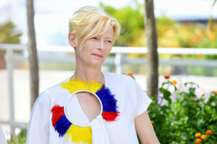 Tilda Swinton at the latest Cannes Film Festival.