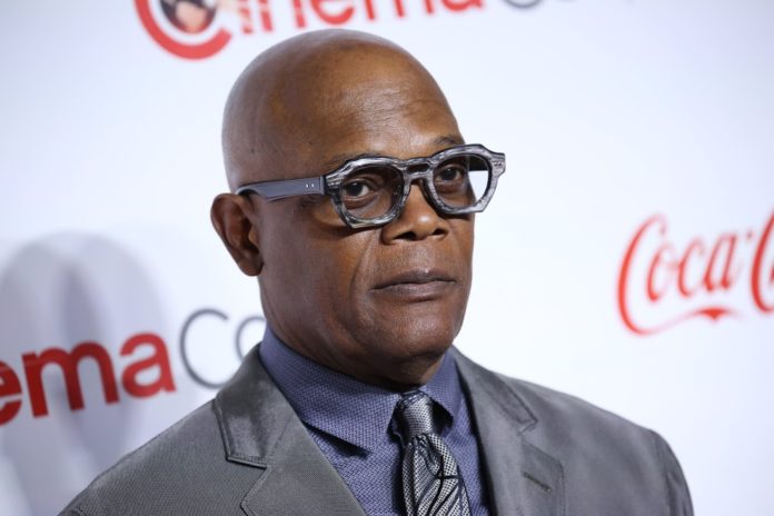 Samuel L Jackson at the Big Screen Achievement Awards in 2019