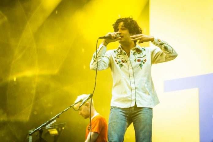 The 1975 performs in the 2019 Pinkpop Festival, the Netherlands in 2019