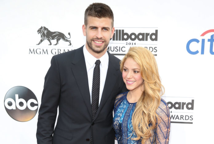 Gerard Piqué and Shakira at the 2014 Billboard Music Awards