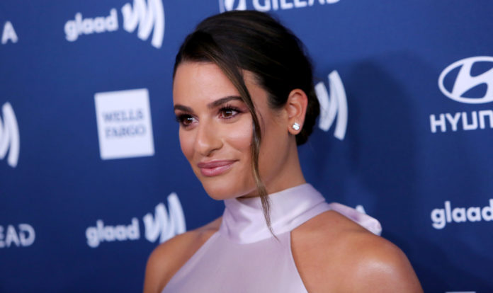 Lea Michele at the 30th Annual GLAAD Media Awards in 2019