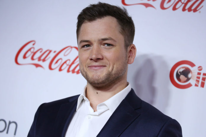 Taron Egerton at the Big Screen Achievement Awards at CinemaCon in 2018