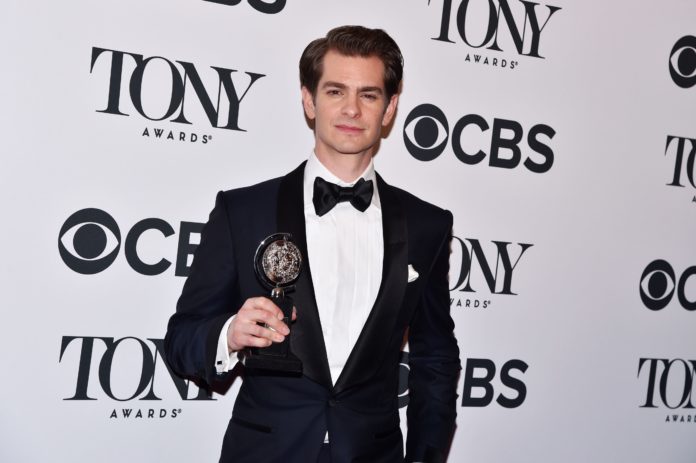 Andrew Garfield at the 72nd Annual Tony Awards