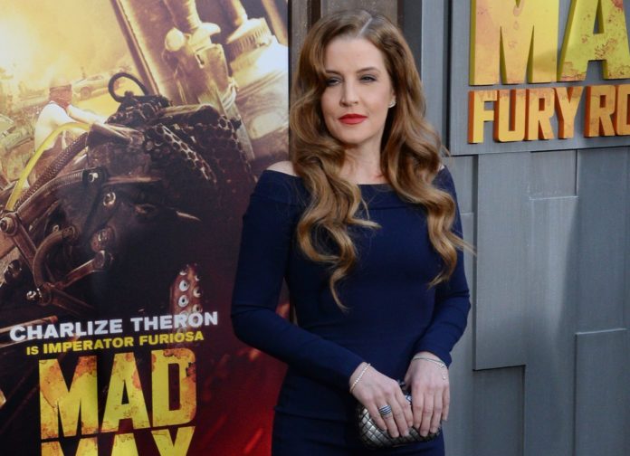 Lisa Marie Presley at the premiere of 