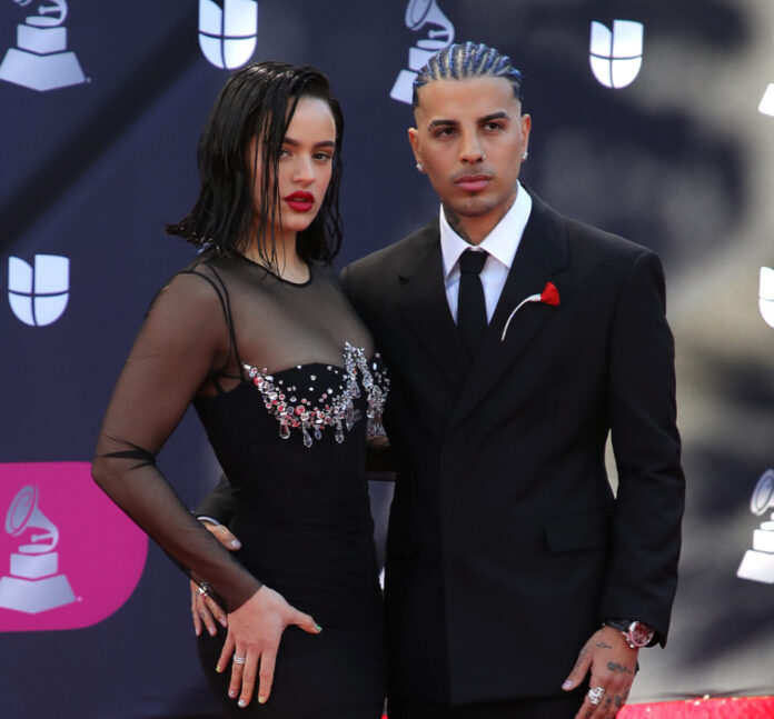 Rosalia and Rauw Alejandro at the 23rd Latin Grammy Awards in 2022
