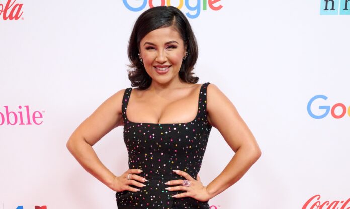 Annie Gonzalez at the National Hispanic Media Coalition Impact Awards Gala in September 2022