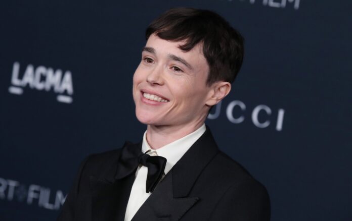 Elliot Page at the LACMA Art+Film Gala, in 2022