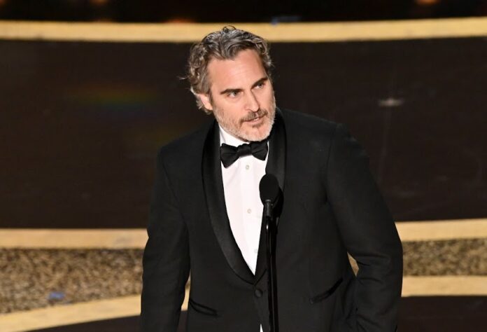 Joaquin Phoenix at the 92nd Annual Academy Awards in 2020