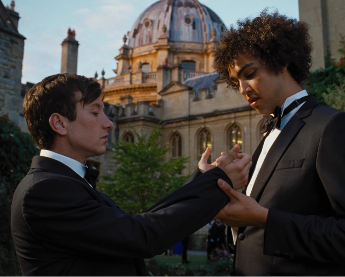 Barry Keoghan and Archie Madekwe in 